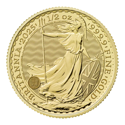 1/2oz Gold Britannia King Charles III Coin 2025