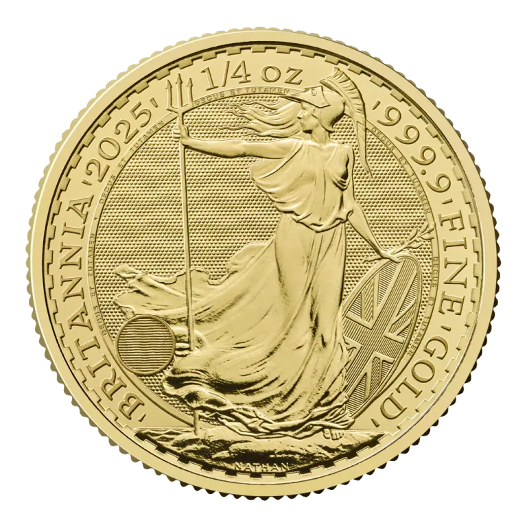 2025 1/4oz Gold Britannia King Charles III Coin
