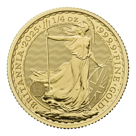 2025 1/4oz Gold Britannia King Charles III Coin