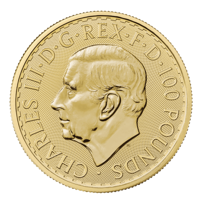 2025 1oz Gold Britannia King Charles III Coin