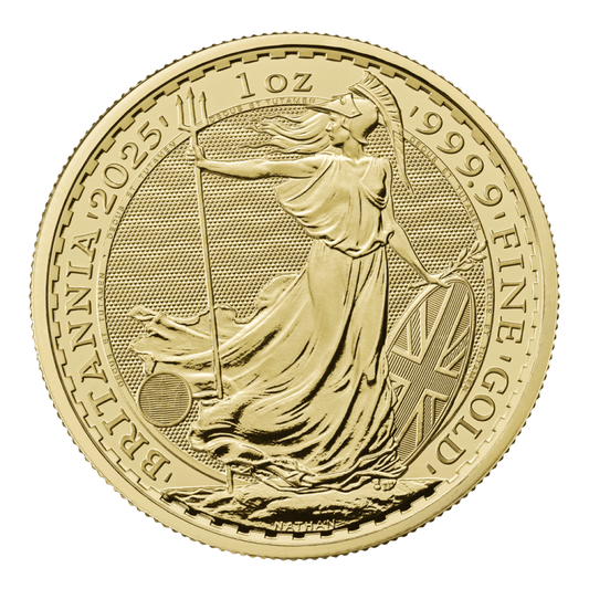 2025 1oz Gold Britannia King Charles III Coin