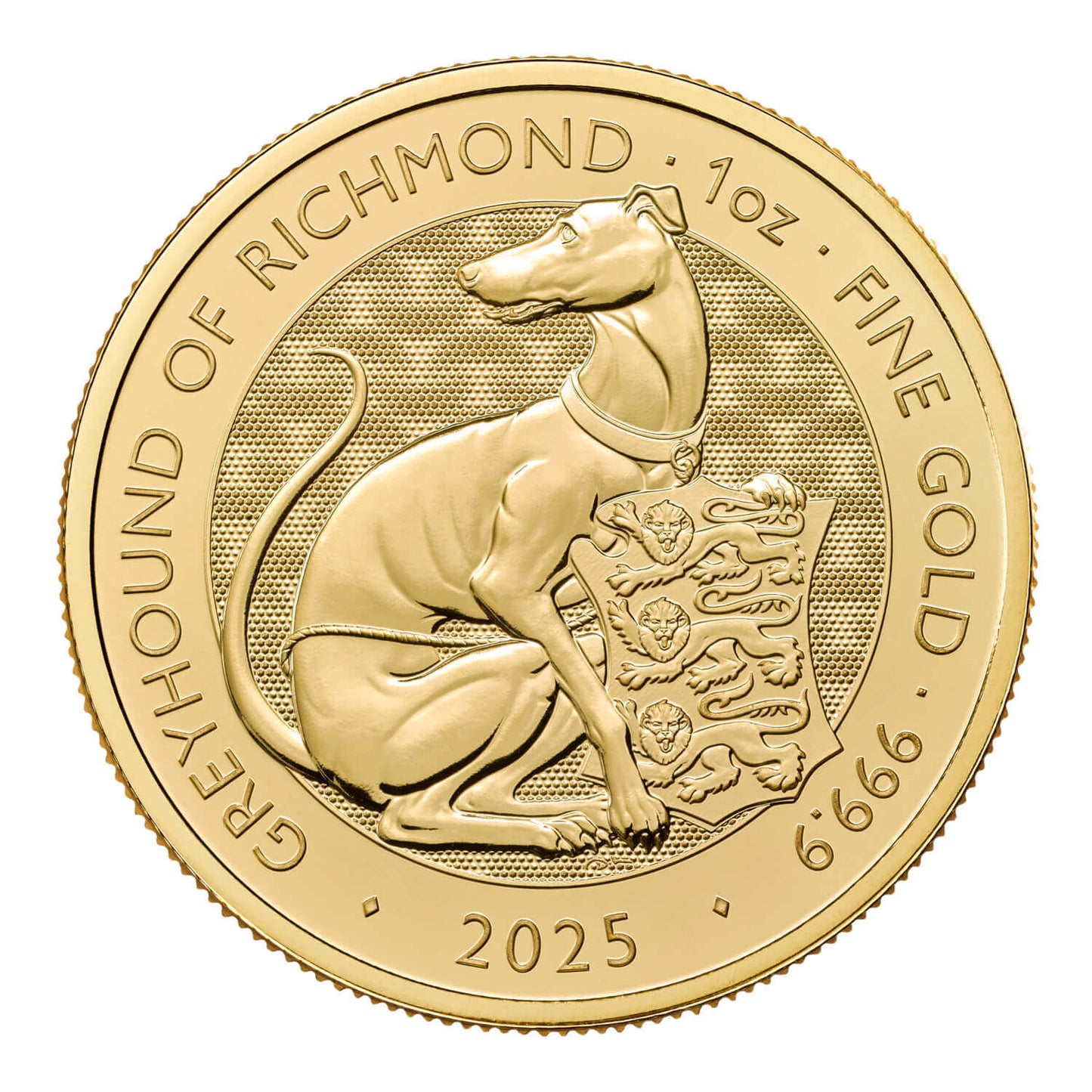 2025 Tudor Beasts Greyhound of Richmond 1oz Gold Coin