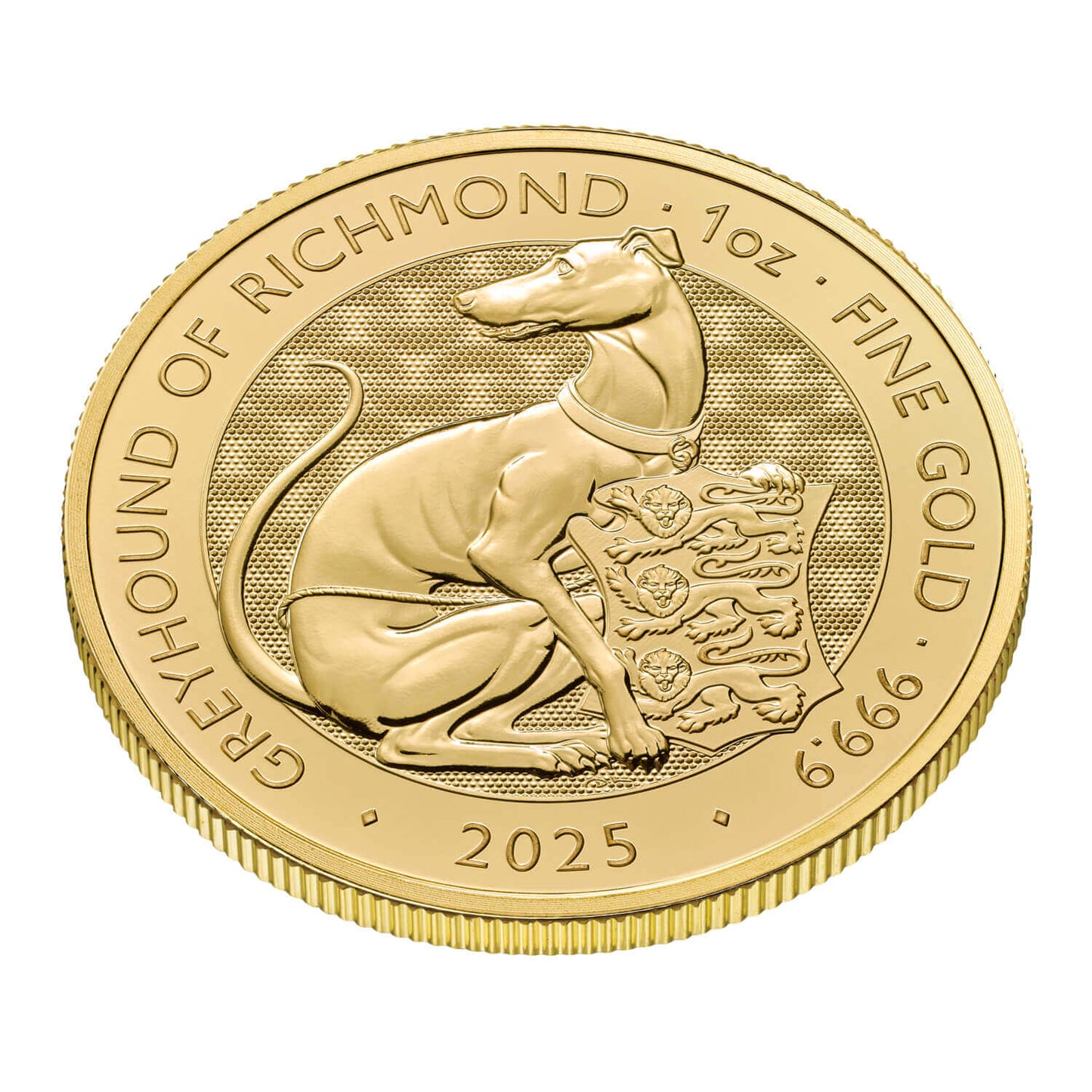 2025 Tudor Beasts Greyhound of Richmond 1oz Gold Coin