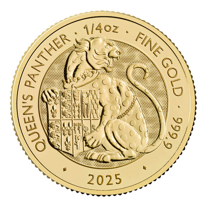 2025 Tudor Beasts Queen’s Panther 1/4oz Gold Coin