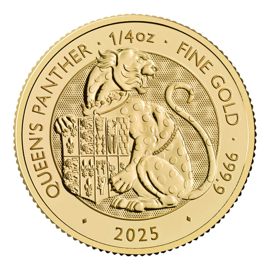 2025 Tudor Beasts Queen’s Panther 1/4oz Gold Coin