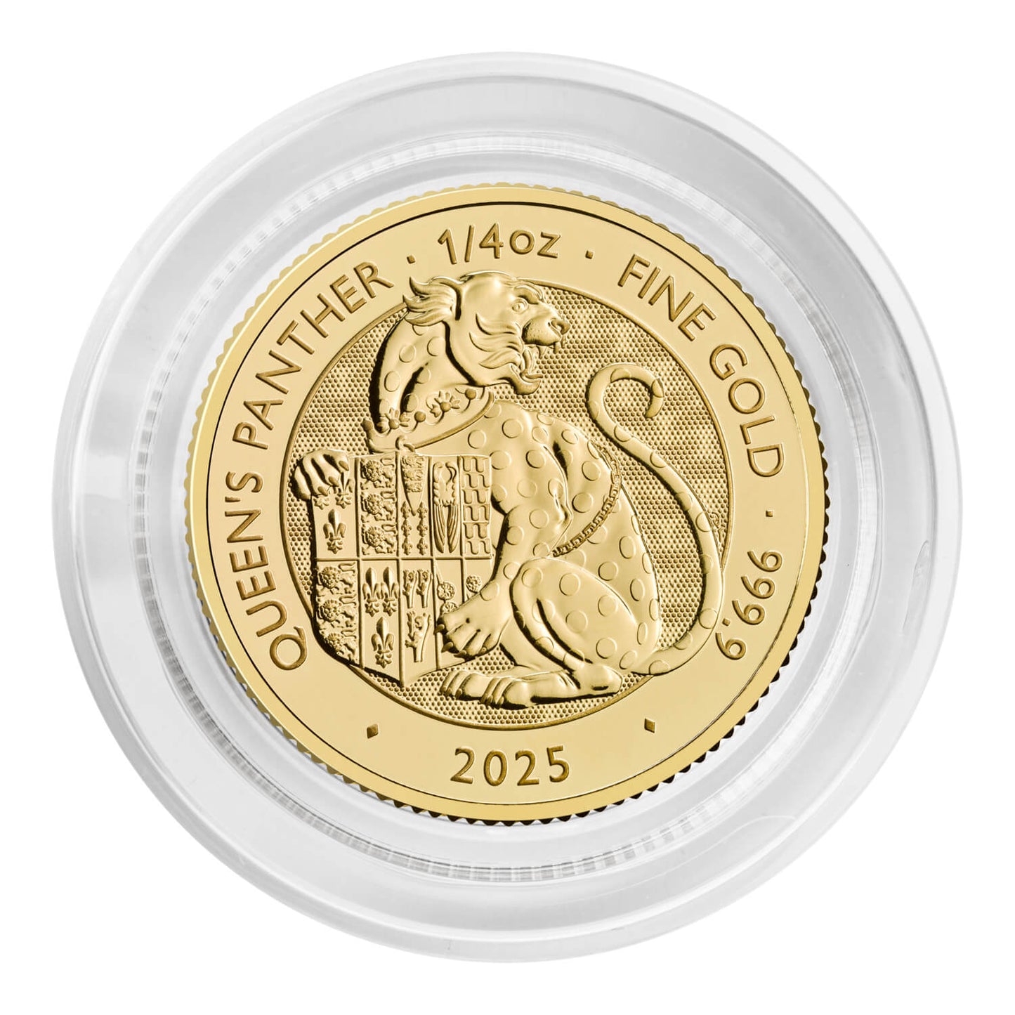 2025 Tudor Beasts Queen’s Panther 1/4oz Gold Coin