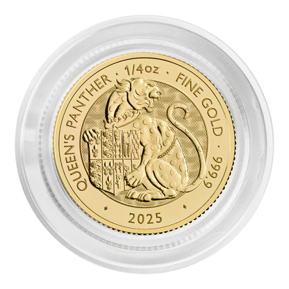 2025 Tudor Beasts Queen’s Panther 1/4oz Gold Coin