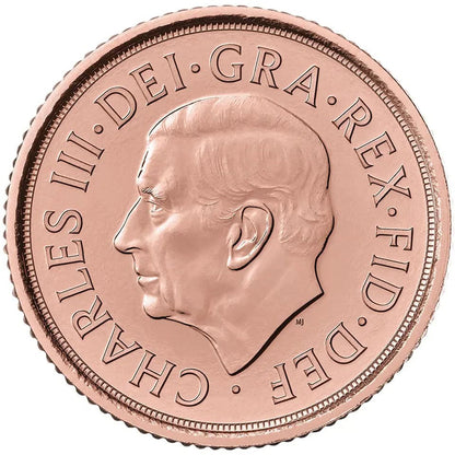 Half Gold Sovereign ‘Final Rose’ Coin 2025 — reverse