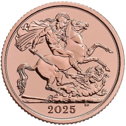 Half Gold Sovereign ‘Final Rose’ Coin 2025