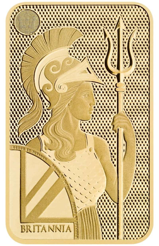 5g Gold Britannia Minted Bar — front