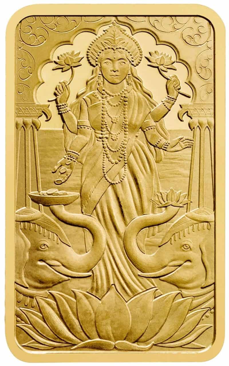 5g Lakshmi Gold Bar — front
