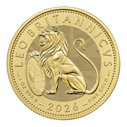 2026 The British Lion 1oz Gold Coin