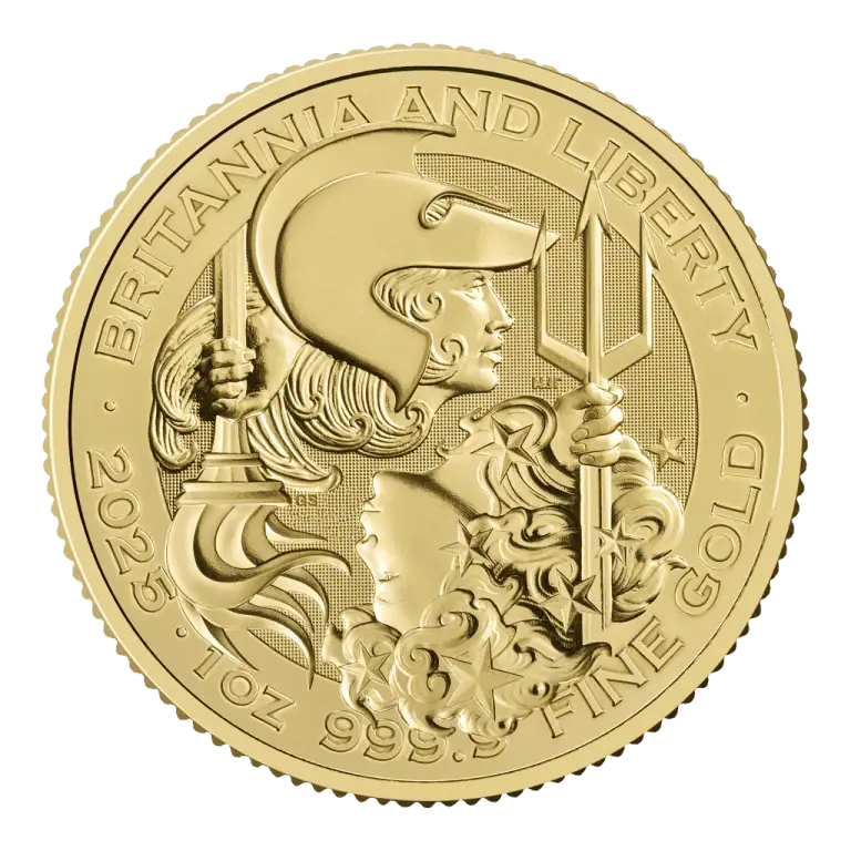 2025 Britannia & Liberty 1oz Gold Coin