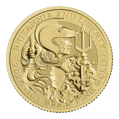 2025 Britannia & Liberty 1oz Gold Coin