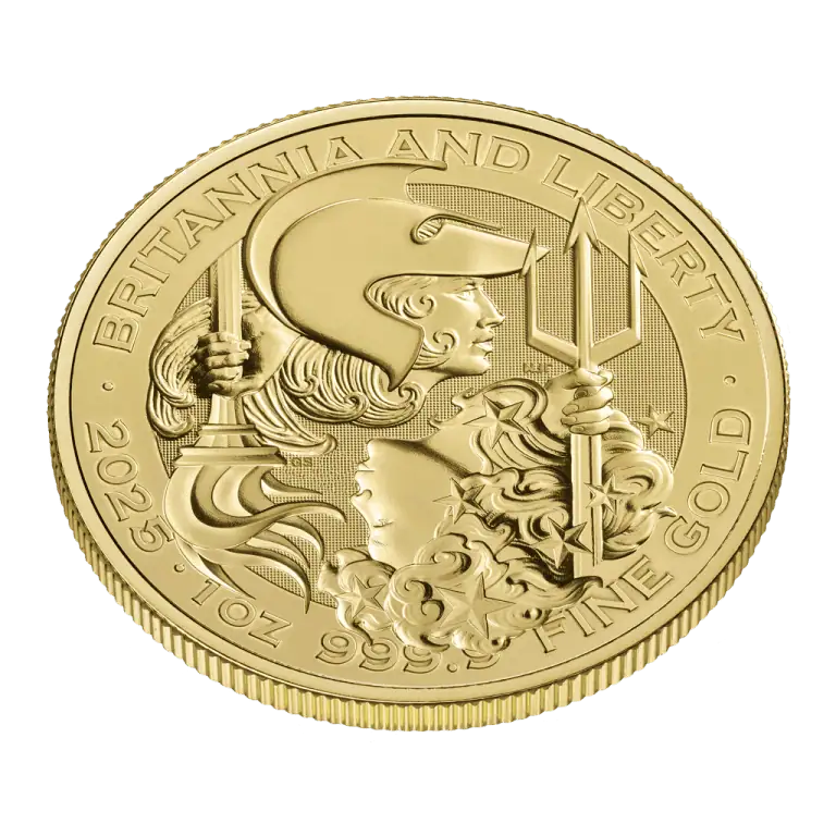 2025 Britannia & Liberty 1oz Gold Coin