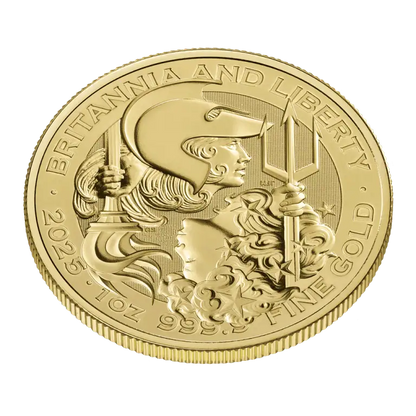 2025 Britannia & Liberty 1oz Gold Coin