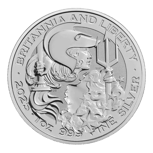 The Liberty and Britannia 1oz Silver Coin 2025