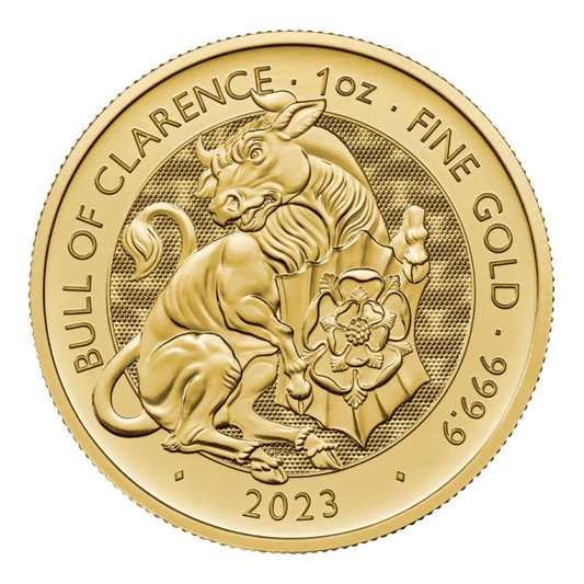 Bull of Clarence – Tudor Beasts 1oz Gold Coin 2023