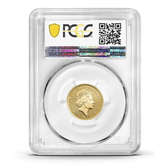 PCGS Certified 2023 Tudor Beast Yale of Beaufort 1/4oz Gold Coin