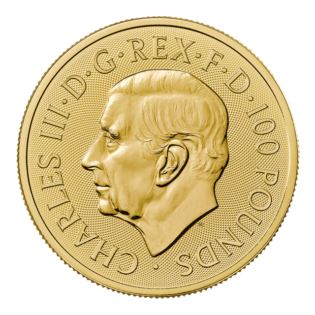 St George and the Dragon 1oz Gold Coin 2024 — obverse