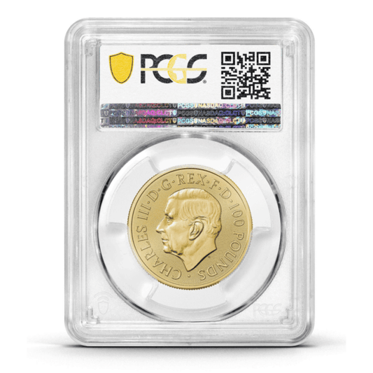 PCGS Certified 2025 The British Lion 1oz Gold Coin