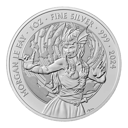 Morgan le Fay Myths & Legends 1oz Silver Coin 2024