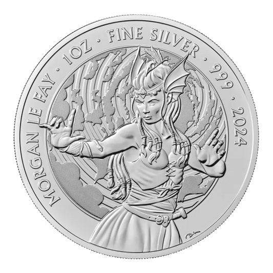 Morgan le Fay Myths & Legends 1oz Silver Coin 2024