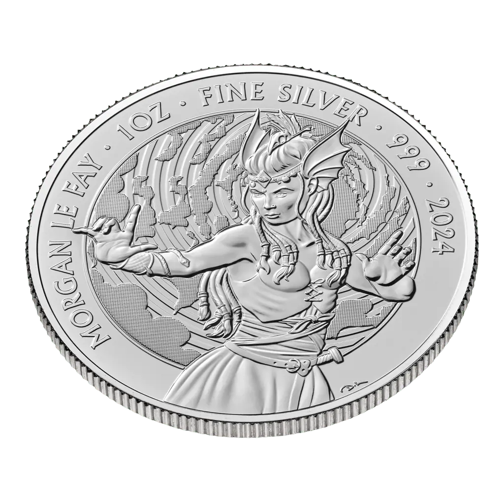 Morgan le Fay Myths & Legends 1oz Silver Coin 2024