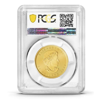 PCGS Certified 2022 Canada Maple Leaf 1oz Gold Coin