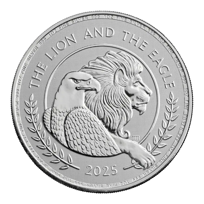 The Lion and The Eagle 1oz Silver Coin 2025