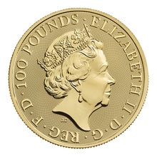 PCGS Certified 2022 Tudor Beast Lion Of England 1oz Gold Coin