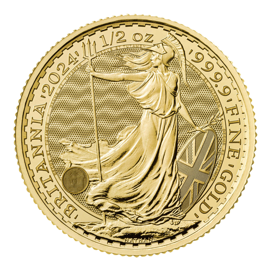 2024 1/2oz Gold Britannia King Charles III Coin