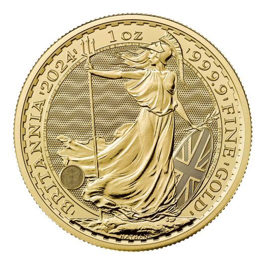 2024 1oz Gold Britannia King Charles III Coin