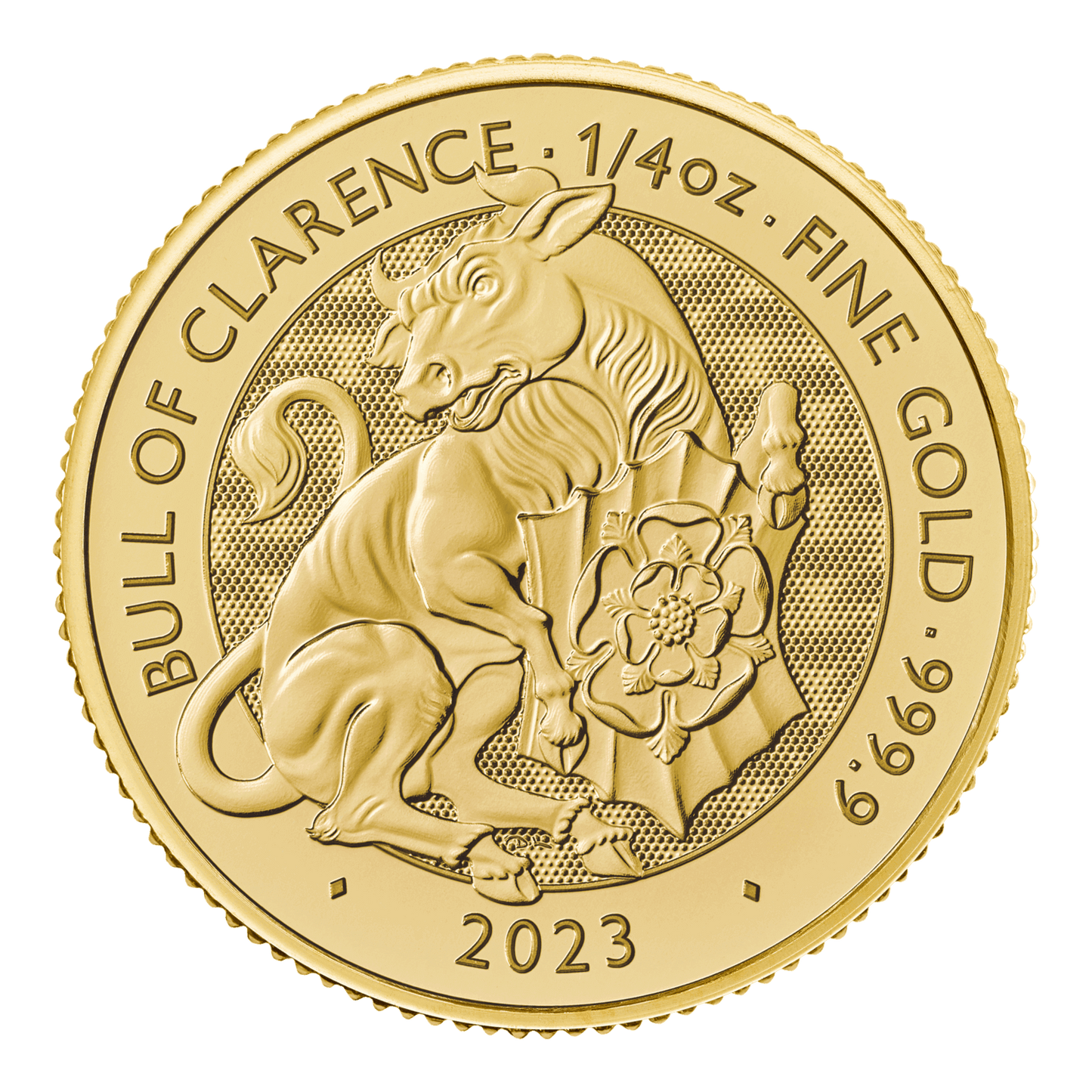 2023 Bull of Clarence – Tudor Beast 1/4oz Gold Coin