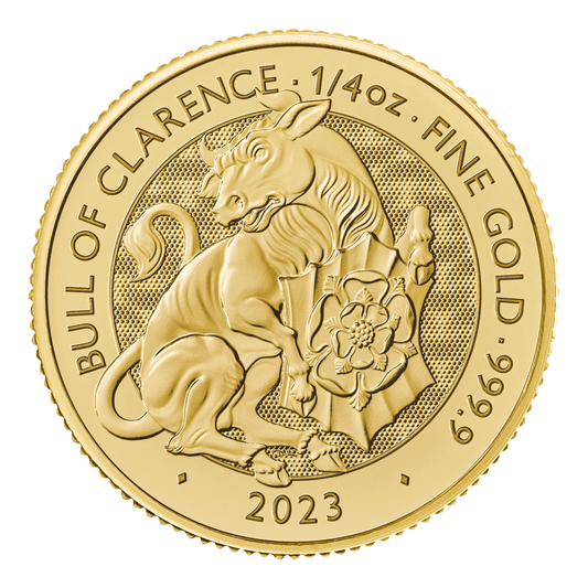 2023 Bull of Clarence – Tudor Beast 1/4oz Gold Coin