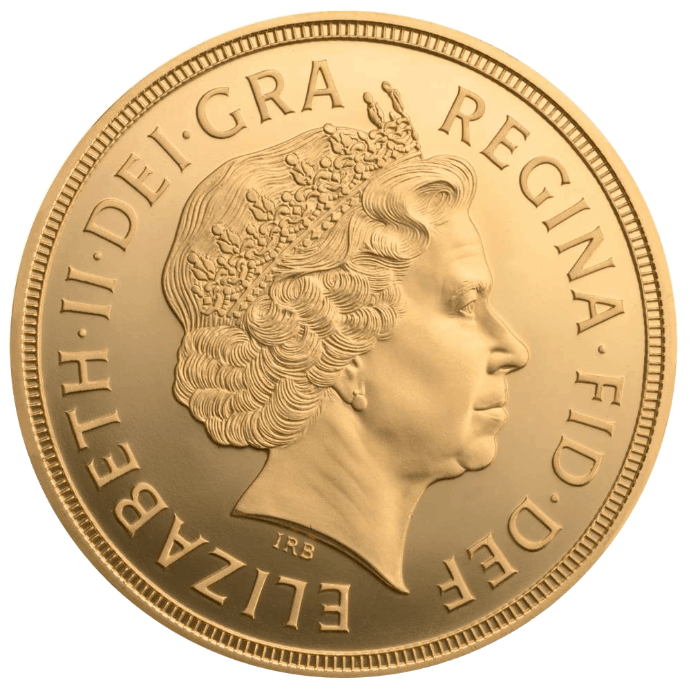 £2 British Gold Coin – Double Sovereign — obverse
