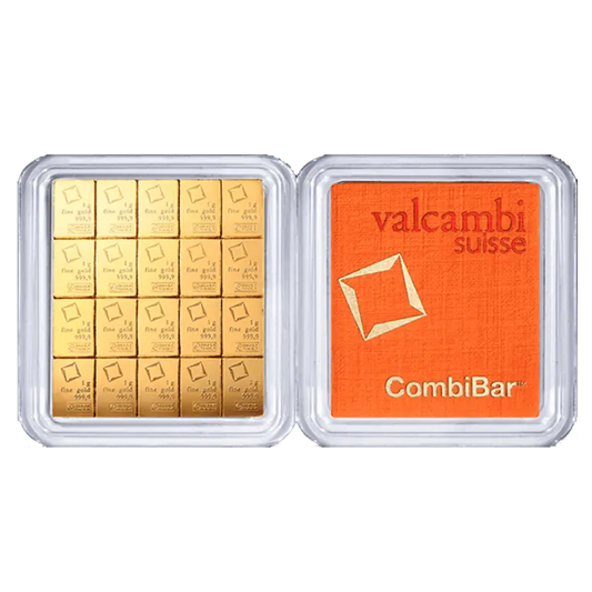 Valcambi CombiBar 20 x 1 Gram Gold Bar