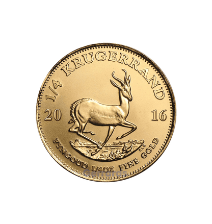 1/4 oz South African Krugerrand Gold Coin (Best Value) — reverse