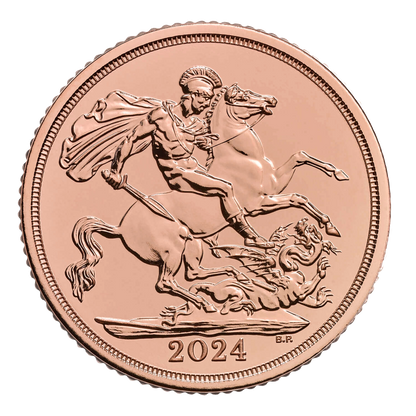 2024 Half Gold Sovereign Coin – King Charles III