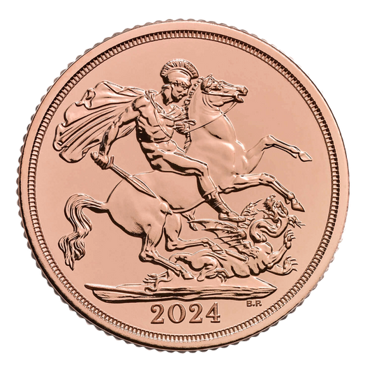 2024 Half Gold Sovereign Coin – King Charles III