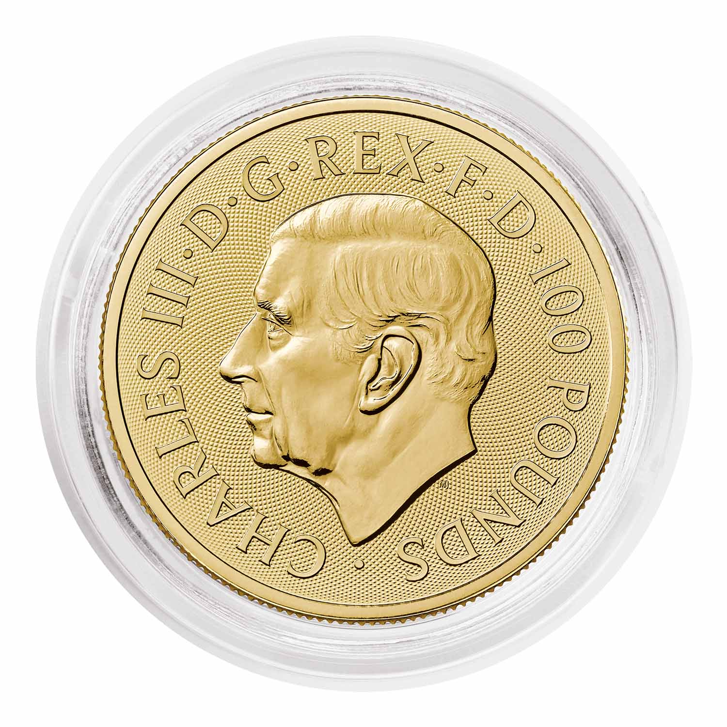 2026 Loch Ness Monster Legendary Creatures 1oz Gold Coin — obverse, in capsule