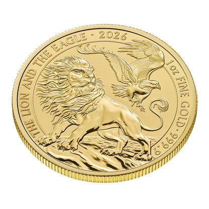 2026 The Lion and the Eagle 1oz Gold Coin
