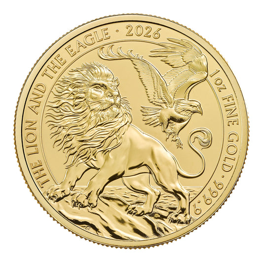 2026 1oz The Lion and the Eagle Gold Coin