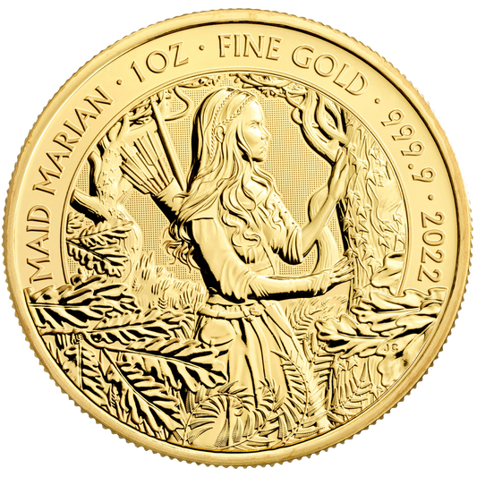 2022 Maid Marian Myths & Legends 1oz Gold Coin