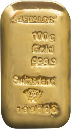 100 Grams Gold Bar (Best Value)