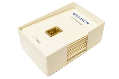 Metalor 1 Gram Gold Bar
