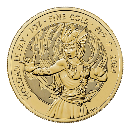 2024 Morgan Le Fay Myths & Legends 1oz Gold Coin