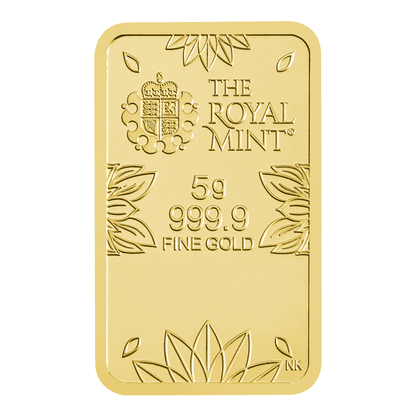 Om 5 Grams Gold Bar — obverse