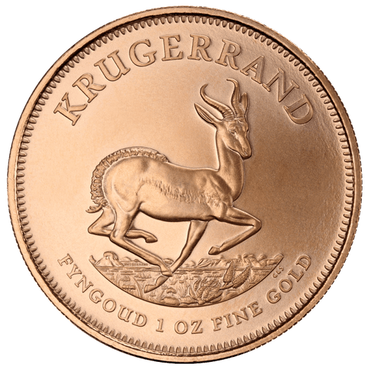 1 oz South African Krugerrand Gold Coin — obverse