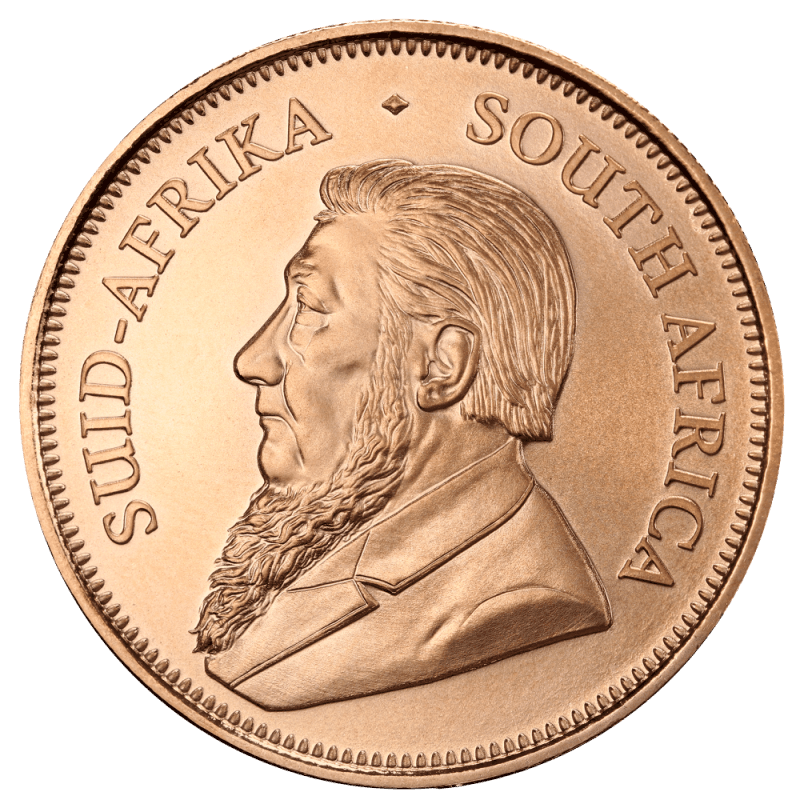 1 oz South African Krugerrand Gold Coin — reverse